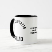 Personalisiert BACHELORETTE BINGO SQUAD Tasse (Vorderseite Links)