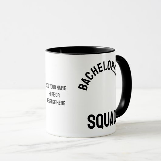 Personalisiert BACHELORETTE BINGO SQUAD Tasse (VorderseiteRechts)
