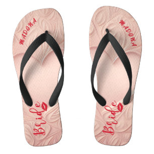 Personalisiert Bachelorette Bride Badesandalen