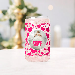 Personalisiert Bachelorette Bride Foto Name Dosenglas