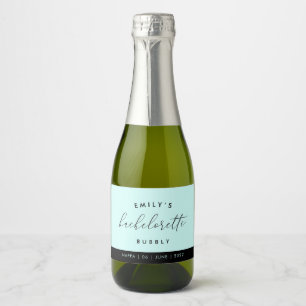 Personalisiert Bachelorette Champagne Schaumweinetikett