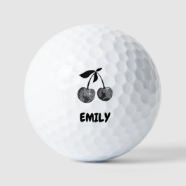 Personalisiert Bachelorette Diskothek Cherry Golf  Golfball