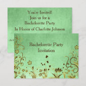 Personalisiert Bachelorette Geburtstagsparty Einla Einladung (Vorne/Hinten)