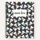 Personalisiert Badminton-Notebook Notizblock (Vorderseite)