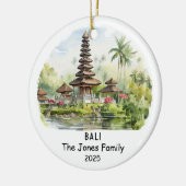 Personalisiert Bali-Ornament, Ozeanien Keramik Ornament (Links)