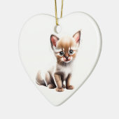 Personalisiert Balinese Kitten Keramik Ornament (Links)