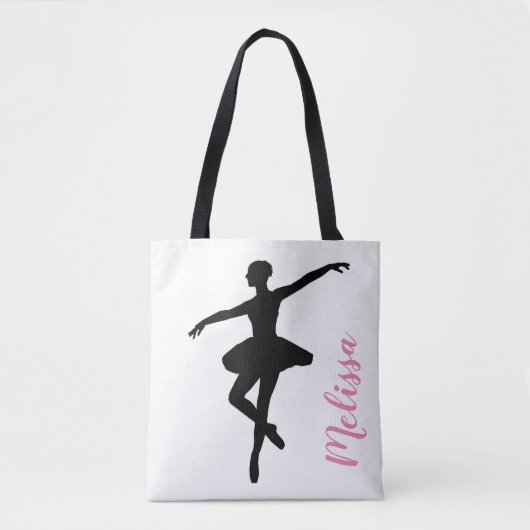 Personalisiert Ballerina Ballet Tasche (Vorderseite)