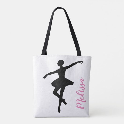 Personalisiert Ballerina Ballet Tasche (Rückseite)