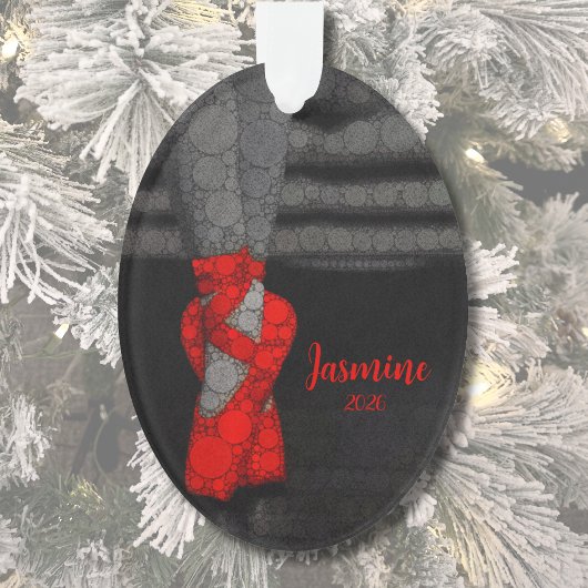 Personalisiert Ballerina Ballett Schuhe Weihnachte Ornament