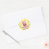 Personalisiert Ballerina Ladybug Sticker (Umschlag)