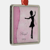 Personalisiert Ballerina Silhouette Ornament (Rechts)