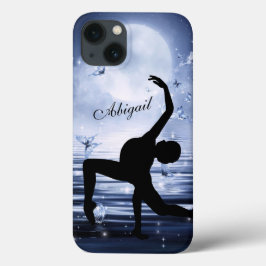 Personalisiert Ballerina Vollmond und Schmetterlin Case-Mate iPhone Hülle