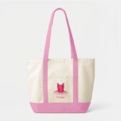 Personalisiert Ballet Ballerina Tance Class Bag Tragetasche (Vorne)
