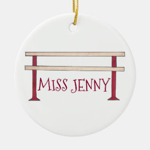 Personalisiert Ballet Barre Ballerina Tanzlehrer Keramik Ornament