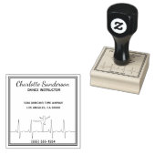 Personalisiert Ballet Dance Choreograf Gummistempel (Stempel)