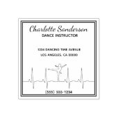 Personalisiert Ballet Dance Choreograf Gummistempel (Prägung)
