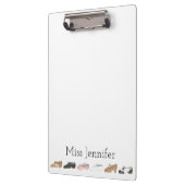 Personalisiert Ballet Gestochen Acro Lyrical Tanzl Klemmbrett (Links)