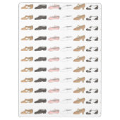 Personalisiert Ballet Gestochen Acro Lyrical Tanzl Klemmbrett (Rückseite)