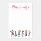 Personalisiert Ballet Jazz Steche Tanzlehrerstudio Post-it Klebezettel (Vorderseite)