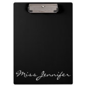 Personalisiert Ballet Tance Teacher Ballerina Tutu Klemmbrett (Vorderseite)