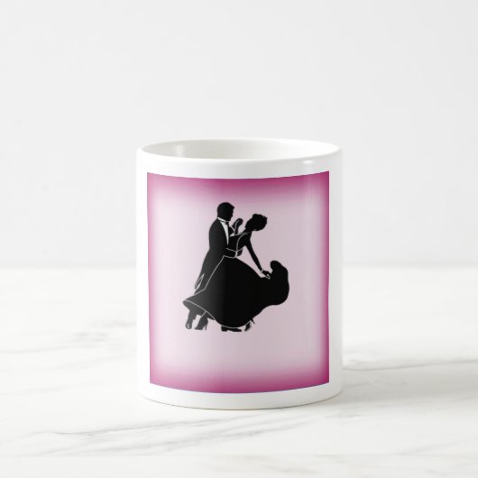 Personalisiert Ballroom Dancers Design Tasse (Mittel)