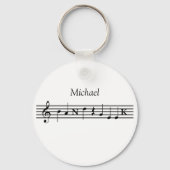 Personalisiert Band Geek Schlüsselanhänger (Vorderseite)