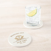 Personalisiert Bar signieren Martini Logo Individu Getränkeuntersetzer (Seite)