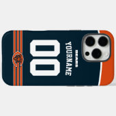 Personalisiert Bars Jersey American Football Case-Mate iPhone Hülle (Rückseite (Horizontal))