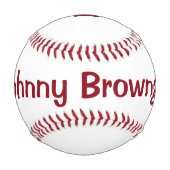 Personalisiert Baseball (Vorderseite)