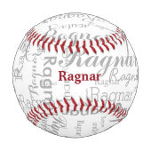 personalisiert baseball (Rückseite)
