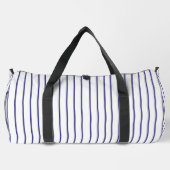 Personalisiert Baseball Batter Star blau Duffle Bag (Rückseite)
