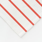 Personalisiert Baseball Batter Star Red Fleecedecke (Ecke)