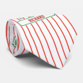 Personalisiert Baseball Batter Star Red Krawatte (Gerollt)