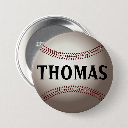 Personalisiert Baseball Button (Vorne & Hinten)