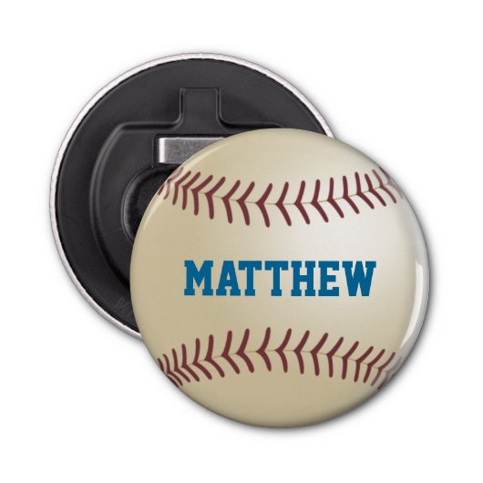 Personalisiert Baseball Flaschenöffner (Vorderseite)