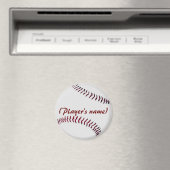 Personalisiert Baseball Magnet (In Situ (Geschirrspüler))