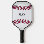 Personalisiert Baseball Pickleball Schläger (Rückseite)