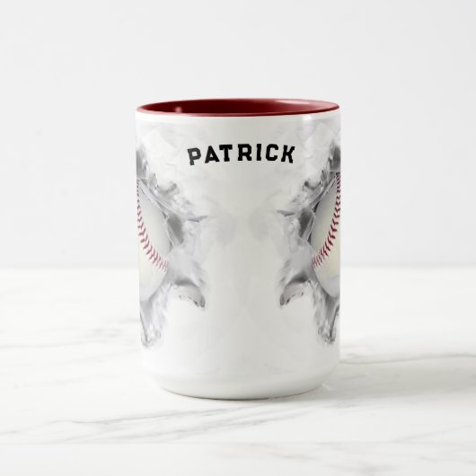 Personalisiert Baseball Tasse (Zentrum)