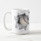 Personalisiert Baseball Tasse (Links)