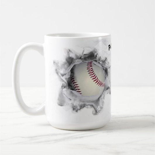 Personalisiert Baseball Tasse (Links)