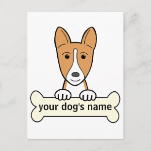 Personalisiert Basenji Postkarte