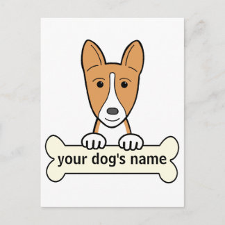 Personalisiert Basenji Postkarte