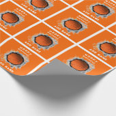 Personalisiert Basketball Geburtstag Geschenkpapier (Ecke)