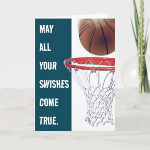 Personalisiert Basketball Geburtstag Karte