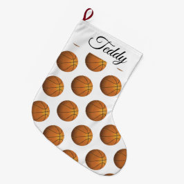 Personalisiert Basketball Großer Weihnachtsstrumpf