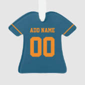 Personalisiert Basketball Jersey individuelle Name Ornament (Rückseite)