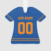 Personalisiert Basketball Jersey individuelle Name Ornament (Rückseite)
