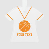Personalisiert Basketball Jersey individuelle Name Ornament (Vorderseite)