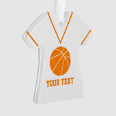 Personalisiert Basketball Jersey individuelle Name Ornament (Vorderseite)