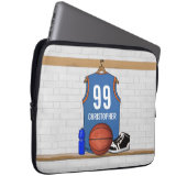 Personalisiert Basketball Jersey (LB) Laptopschutzhülle (Vorne Rechts)